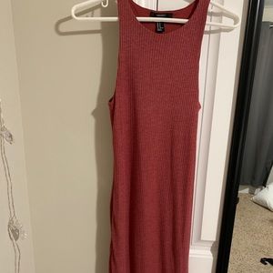Long skinny tank dress